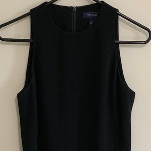 French Connection Sheath Long Black Dress  8